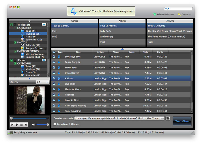 4Videosoft Transfert iPad-Mac 7.0.08 full